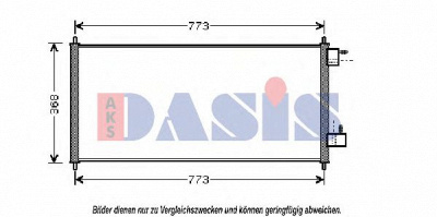AKS DASIS 092033n -  Конденсатор, кондиционер